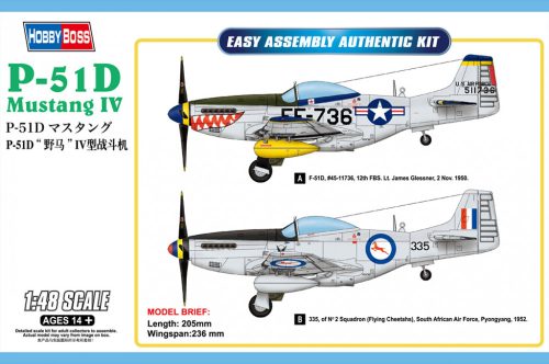 Hobbyboss - P-51D Mustang Iv Fighter