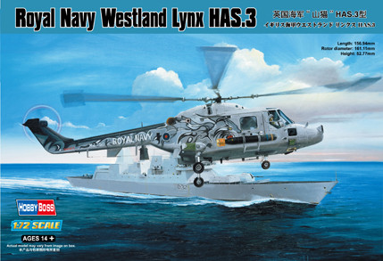 Hobbyboss - Royal Navy Westland Lynx Has.3