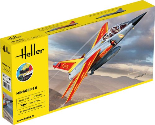 Heller - STARTER KIT Mirage F1