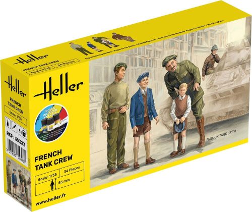 Heller - STARTER KIT French Tank Crew