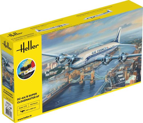 Heller - STARTER KIT DC6 Super Cloudmaster AF