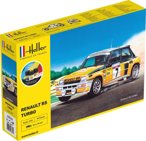 Heller - STARTER KIT Renault R5 Turbo