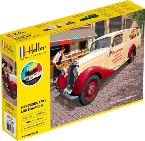 Heller - STARTER KIT MB 170 Lieferwagen