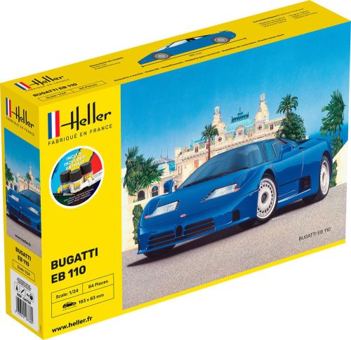 Heller - STARTER KIT BUGATTI EB 110