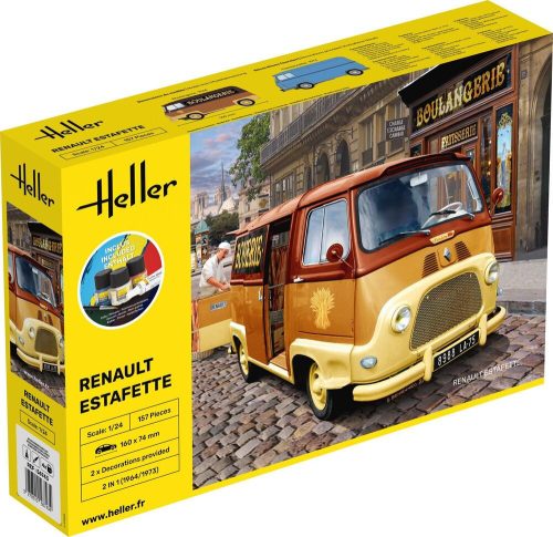 Heller - STARTER KIT RENAULT Estafette New Mould