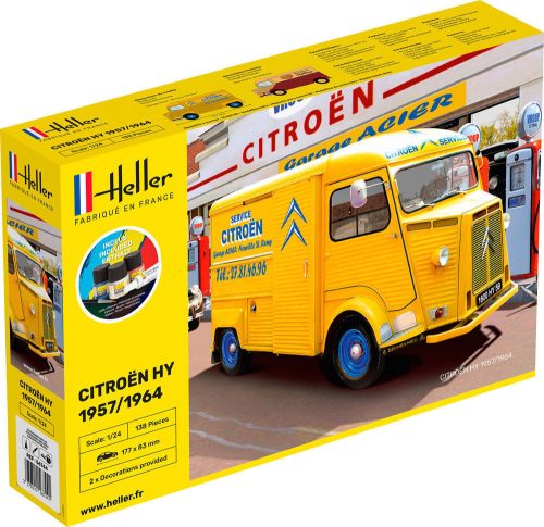 Heller - STARTER KIT CITROEN Type H 2 decorations