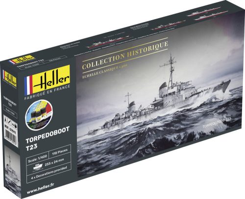 Heller - STARTER KIT Torpedoboot T23