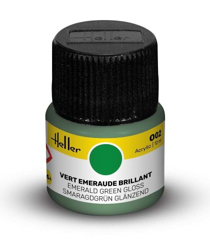 Heller - Peinture Acrylic 002 vert emeraude brillant