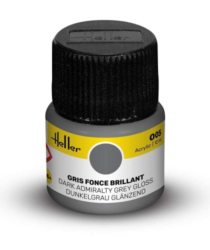 Heller - Peinture Acrylic 005 gris fonce brillant