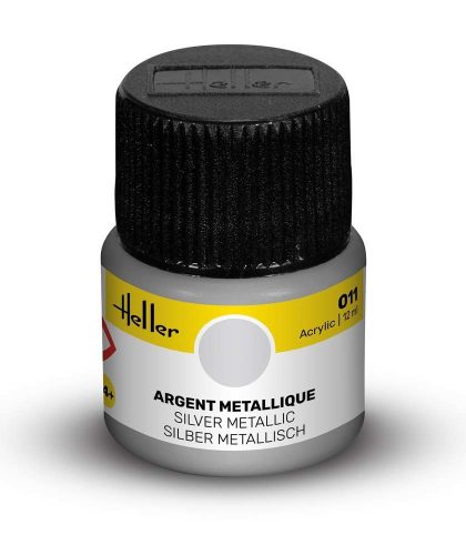 Heller - Peinture Acrylic 011 argent