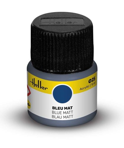 Heller - Peinture Acrylic 025 bleu mat