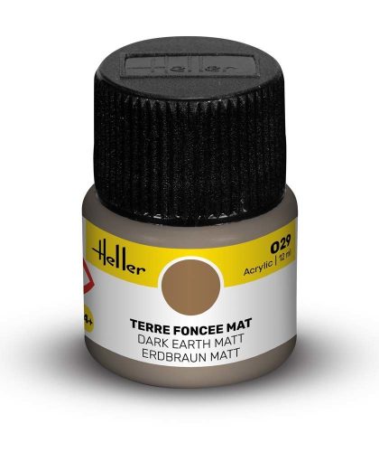 Heller - Peinture Acrylic 029 terre foncee mat