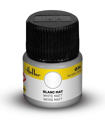 Heller - Peinture Acrylic 034 blanc mat