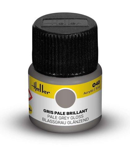 Heller - Peinture Acrylic 040 gris pale brillant