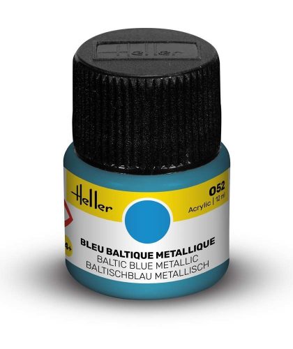 Heller - Peinture Acrylic 052 bleu baltique metallique