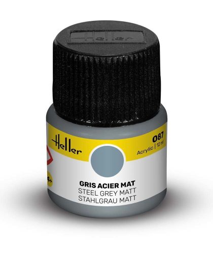 Heller - Peinture Acrylic 087 gris acier mat