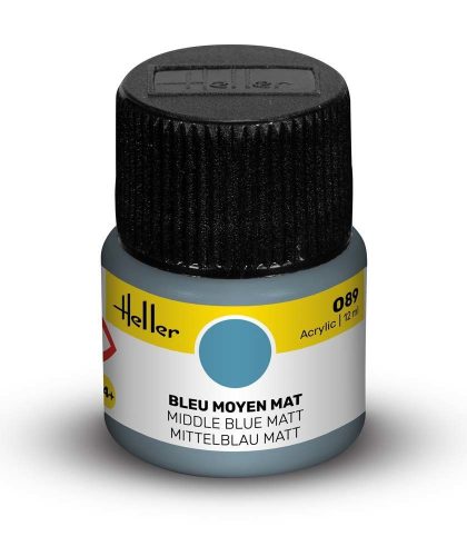 Heller - Peinture Acrylic 089 bleu moyen mat