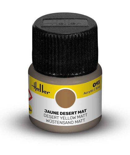 Heller - Peinture Acrylic 093 jaune desert mat