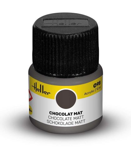 Heller - Peinture Acrylic 098 chocolat mat