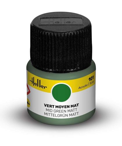 Heller - Peinture Acrylic 101 vert moyen mat