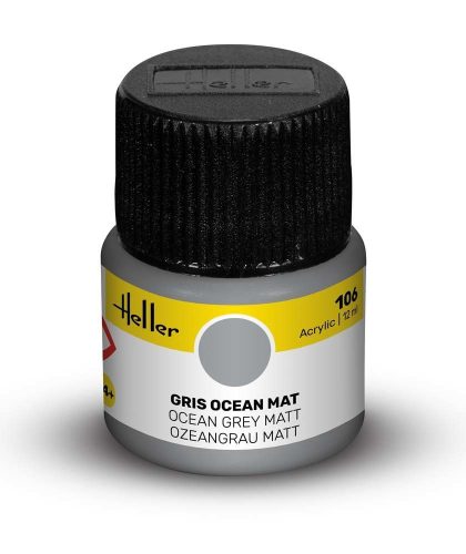 Heller - Peinture Acrylic 106 gris ocean mat