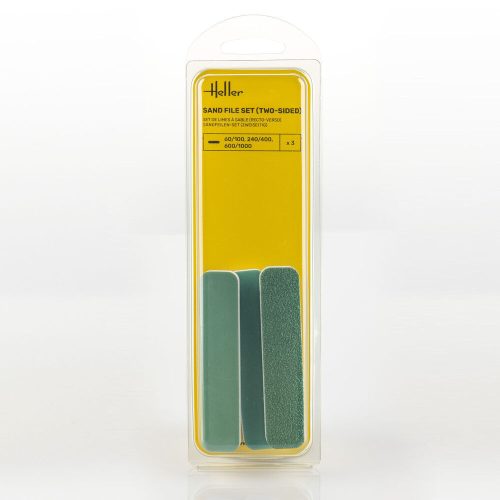 Heller - Sand file set (two-sided, 3 pieces)