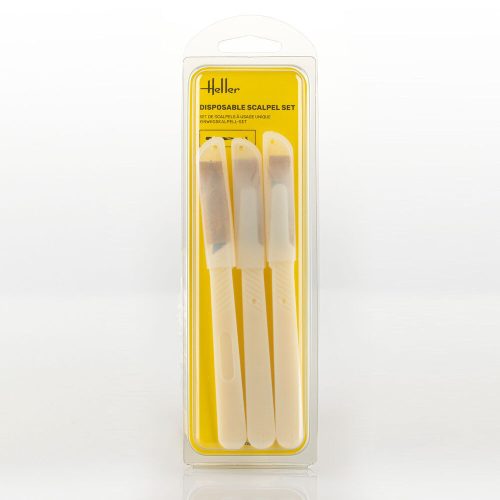 Heller - Disposable scalpel set (3 pieces)