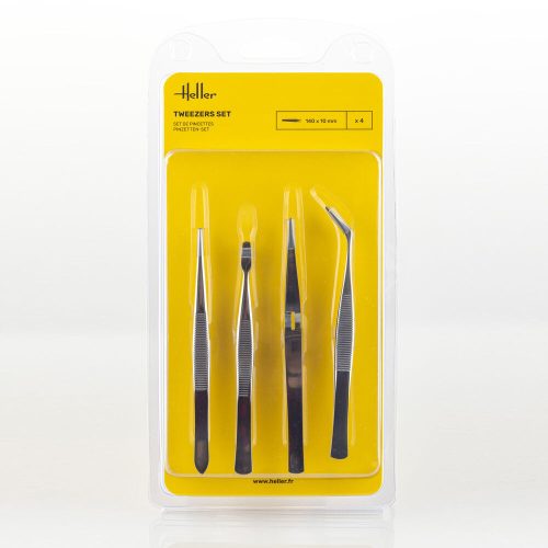 Heller - Tweezers Set (4 pieces)