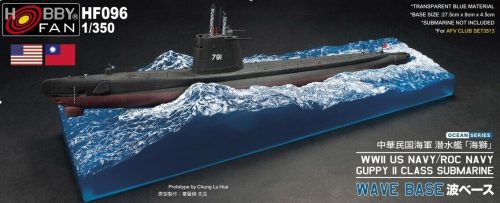 Hobby Fan - WAVE BASE WW II GUPPY II CLASS SUBMARINE WAVE BASE for SE73513