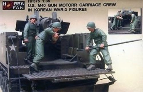 Hobby Fan - U.S. M40 Gun Motor Carri. in Kor.W./3Fig