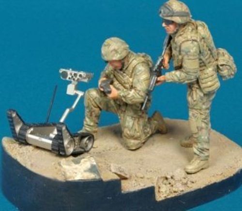 Hobby Fan - Ranger Reconn. OIF ISAF- 2Fig w/Robot