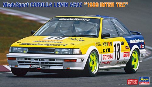 Hasegawa - Toyota Corolla Levin Ae92 N 18 Inter Tec 1989 T.Asano - M.Hagiwara