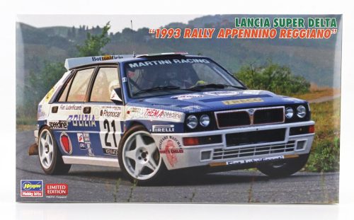 Hasegawa - LANCIA SUPER DELTA HF INTEGRALE POLIZIA N 21 RALLY APPENNINO REGGIANO 1993 V.GOMBOSO - O.TOBALDO /