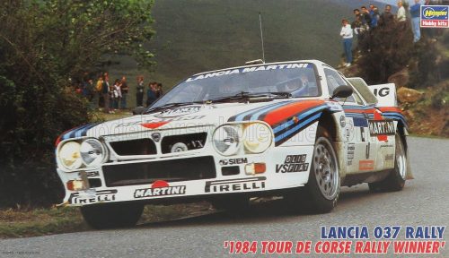 Hasegawa - LANCIA 037 TEAM MARTINI RACING N 5 WINNER RALLY TOUR DE CORSE 1984 M.ALEN - I.KIVIMAKI /