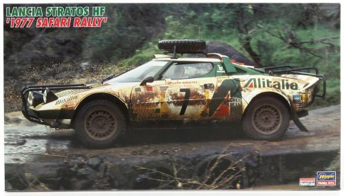 Hasegawa - LANCIA STRATOS HF ALITALIA N 7 3rd RALLY SAFARI 1977 S.MUNARI - P.SODANO WHITE GREEN RED