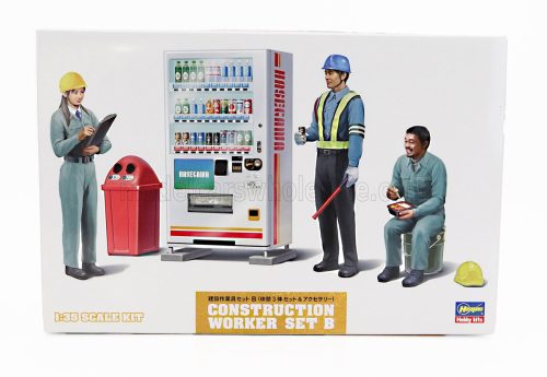 Hasegawa - ACCESSORIES CONSTRUCTION WORKER SET B /