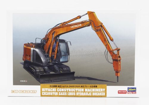 Hasegawa - HITACHI FIAT ZAXIS I35US ESCAVATORE CINGOLATO - EXCAVATOR HYDRAULIC BREAKER 2015 /