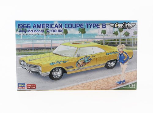 Hasegawa - PONTIAC AMERICAN COUPE TYPE B WITH AMY MCDONNELL FIGURE 1966 /