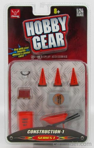 Hobby Gear - Accessories Set Costruzioni Edili - Building Constructions Zone Orange Grey