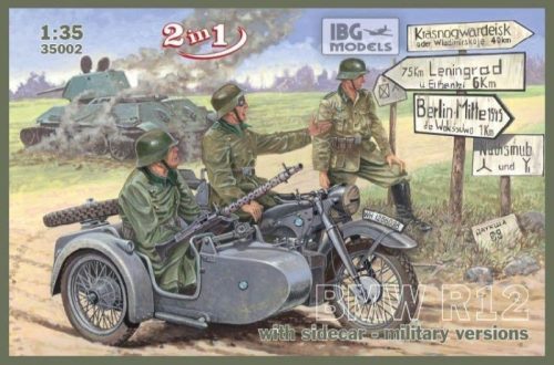 IBG Models - Bmw R 12 With Sidecar - Military Version