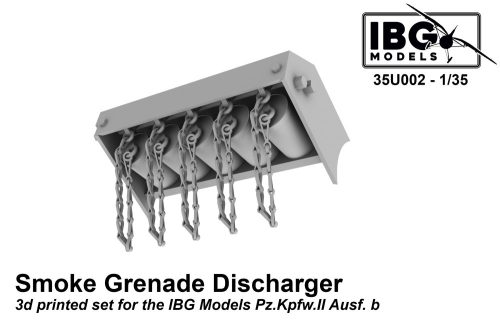 IBG - 1/35  Smoke Grenade Dischargers for Pz.Kpfw.II Ausf. b - 3d Printed Set