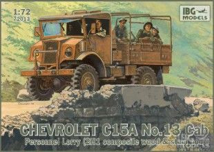 IBG - 1/72 Chevrolet C.15A  No.13 Cab Personnel Lorry ( 2H1 composite wood & steel body)Australian Pattern