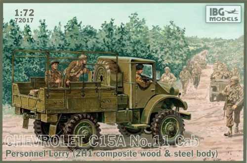 IBG Models - Chevrolet C15A No.11 Cab Personel Lorry (2H1 Composite Wood &Amp; Steel Body)