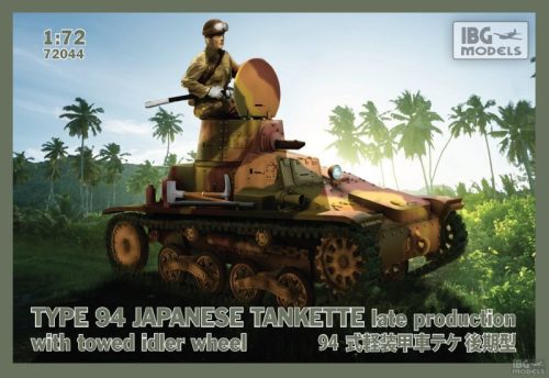 IBG - 1/72 TYPE 94 Japanese Tankette - late production with towed idler wheel