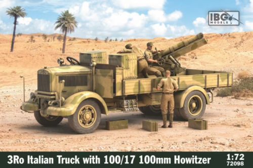 IBG Models - 3Ro Italian Truck With 100/17 Howitzer