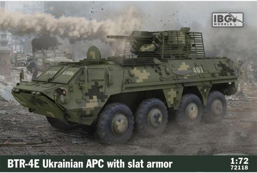 IBG Models - Btr-4E Ukrainian Apc With Slat Armor