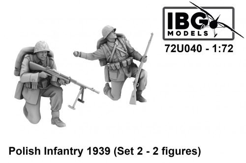 IBG - 1/72 Polish Infantry 1939 Set 2 (3d printed - 2 figures)