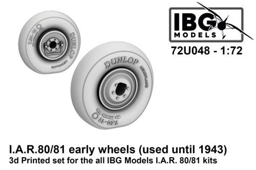 IBG - 1/72  I.A.R. 80/81 Early Wheels (used until 1943)