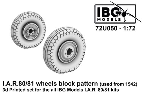 IBG - 1/72  I.A.R. 80/81 Wheels Block Pattern (used from 1942)