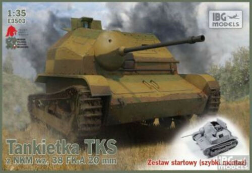 IBG Models - Tks Tankette With 20Mm Gun Qiuck Traks